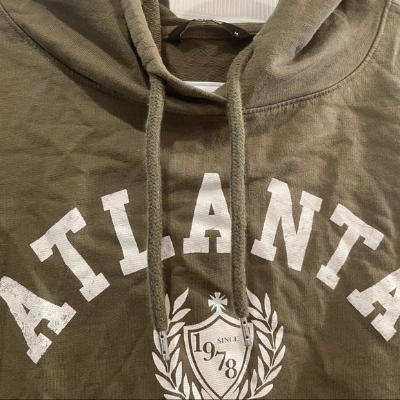 Green Medium Graphic Atlanta Hoodie | Only - Picture 4 of 8